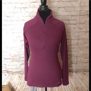 Patagonia purple 3/4 zip top